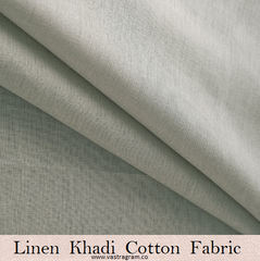 Linen Khadi Cotton Light Gray Fabric (Copy)