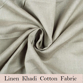 Linen Khadi Cotton Light Gray Fabric (Copy)
