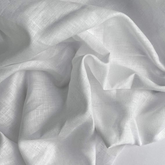 Linen Milky White Fabric