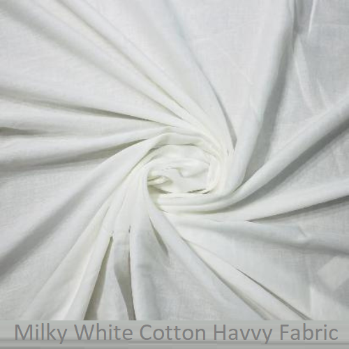 Men Shirts Cotton Milky White Poplin fabric