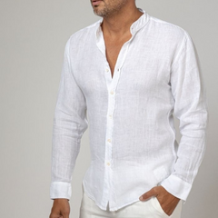 Lezon Linen Full White Fabric