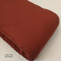 Linan Slub Coffy  Cotton Fabric