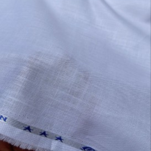 Belgiom Linen Full White Fabric