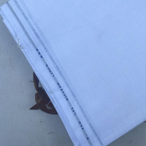 Ripiton Linen Full White Fabric