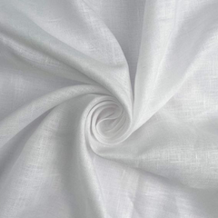 Linen Milky White Fabric